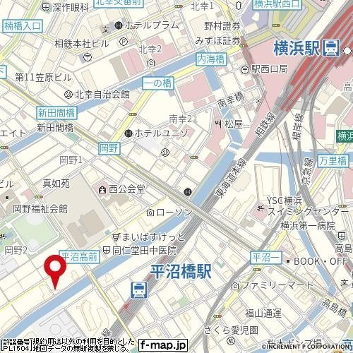 クリオ横浜平沼弐番館の地図