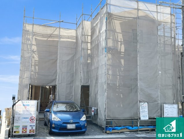 姫路市青山　第7期　新築一戸建ての外観|周辺は落ち着いた街並みの住宅地！子育てがしやすい住環境です！まだ未完成ですが、現地でしかわからない事もございます。是非一度ご覧ください。