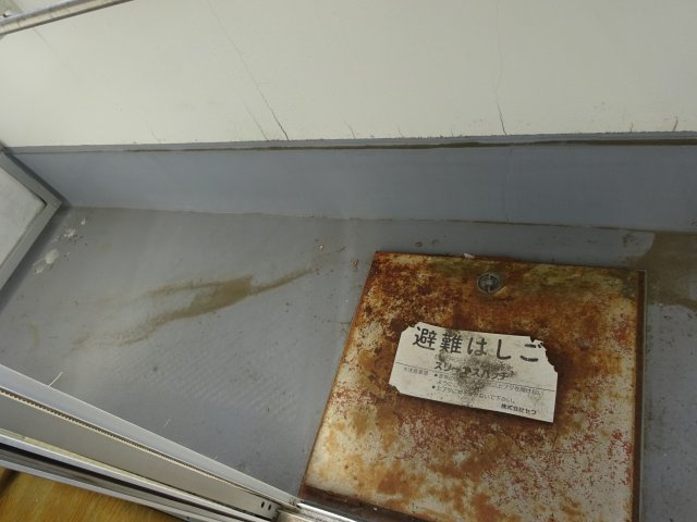 第2小山ハイツのバルコニー