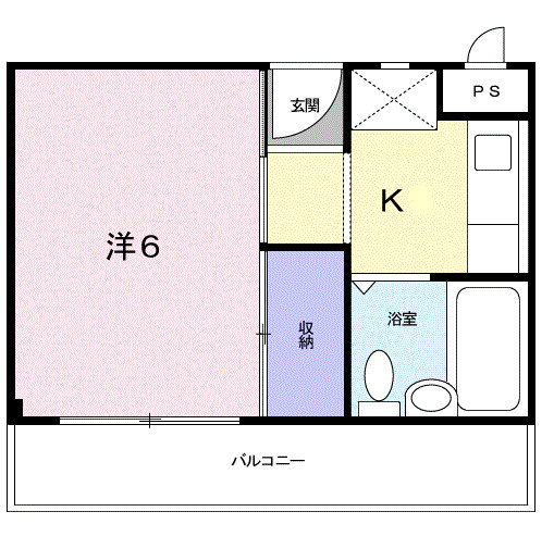 楠古谷マンションの間取り