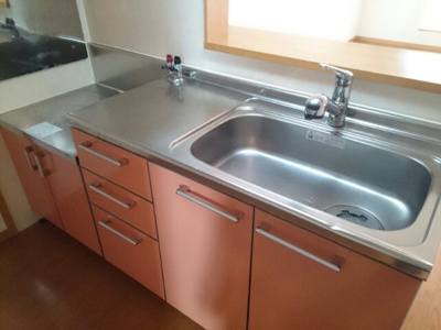 【キッチン】 | ソレアードパルケＡ | きれいなキッチンです