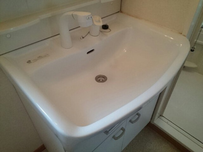 【洗面所】 | ソレアードパルケＡ | 広い洗面スペース