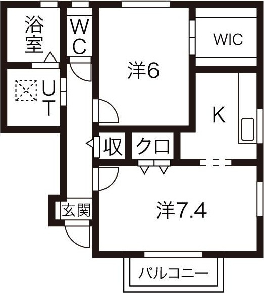 ファンハウス レンテの間取り