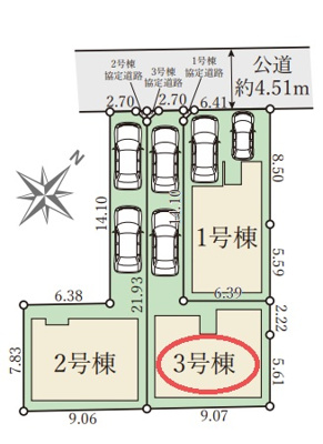 【区画図】 | Terrechez西宮市浜甲子園１期 | 区画図