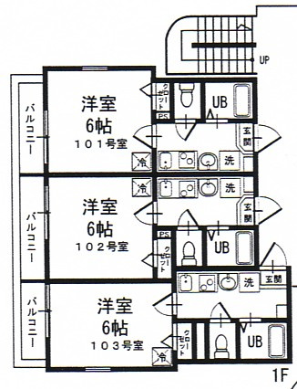 ロジュマン鶴ヶ島の間取り