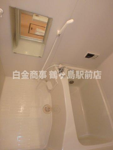 ロジュマン鶴ヶ島の浴室|反転タイプになります