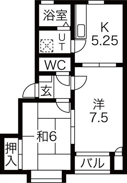 シェーンレーベン 弐番館の間取り
