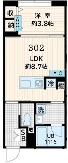 Fullea恵比寿の間取り
