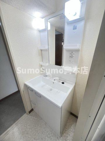 ハイグレード甲南の洗面所|脱衣スペースもあります