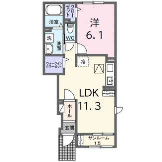【間取り】 | モンビーブルＢ