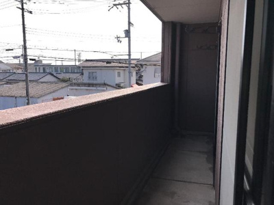 【バルコニー】 | エスペランス　光 | 間口が広く洗濯物も干しやすいベランダ