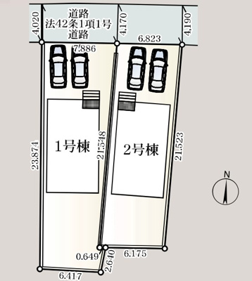 【区画図】 | CRADLE GARDEN本庄市児玉町金屋第7　新築住宅