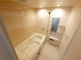 ゆったり過ごせるお風呂です