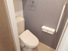 清潔感のあるトイレです