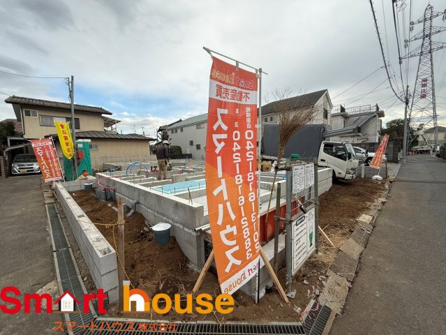 小平市大沼町　新築2棟の前面道路含む現地写真