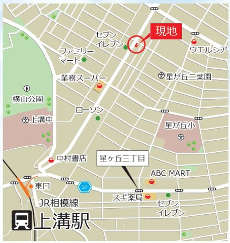 相模原市星が丘　8期2棟の地図