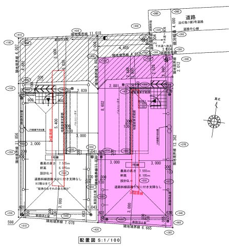 相模原市南区新戸第15　新築全2棟の区画図