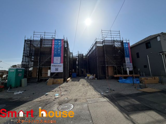 相模原市中央区上溝第142　新築全4棟の前面道路含む現地写真