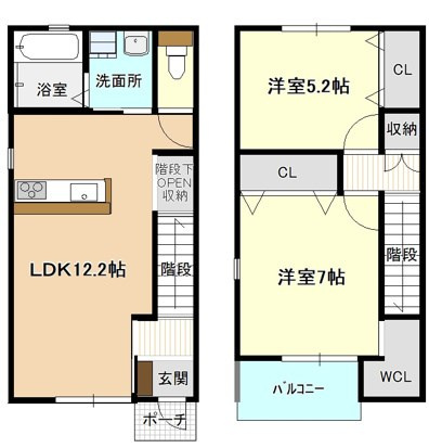 ヴィラルミエールの間取り