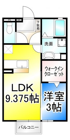 セジュールMの間取り