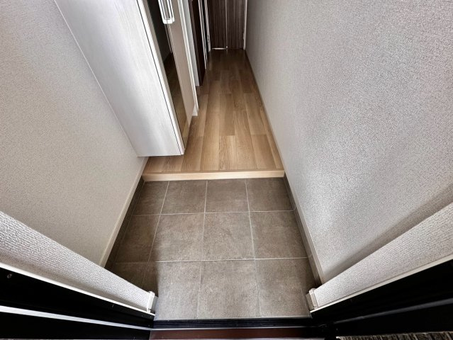 リバーテラスⅡの玄関