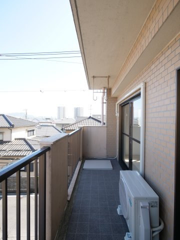 小原マンションのバルコニー