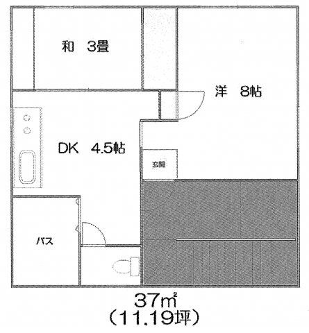 大りんビルの間取り|2階