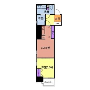 プレスタイル博多SOUTHの間取り