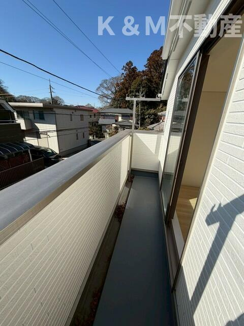 クレイドルガーデン柏市花野井第１０　１号棟のバルコニー|お洗濯にも便利なバルコニー付き