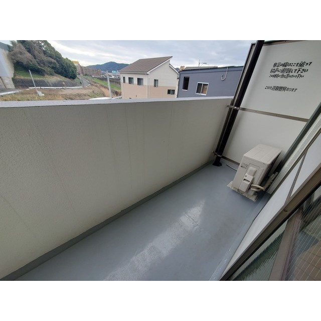 リバティエアコートのバルコニー