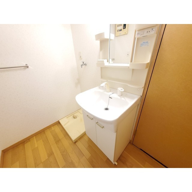 リバティエアコートの洗面所