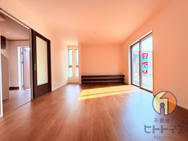 新築建売】筑後市大字長浜の居間・リビング