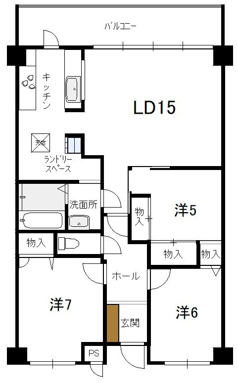 【間取り】の画像