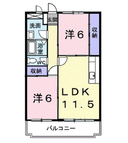 エントピア緑陽の間取り
