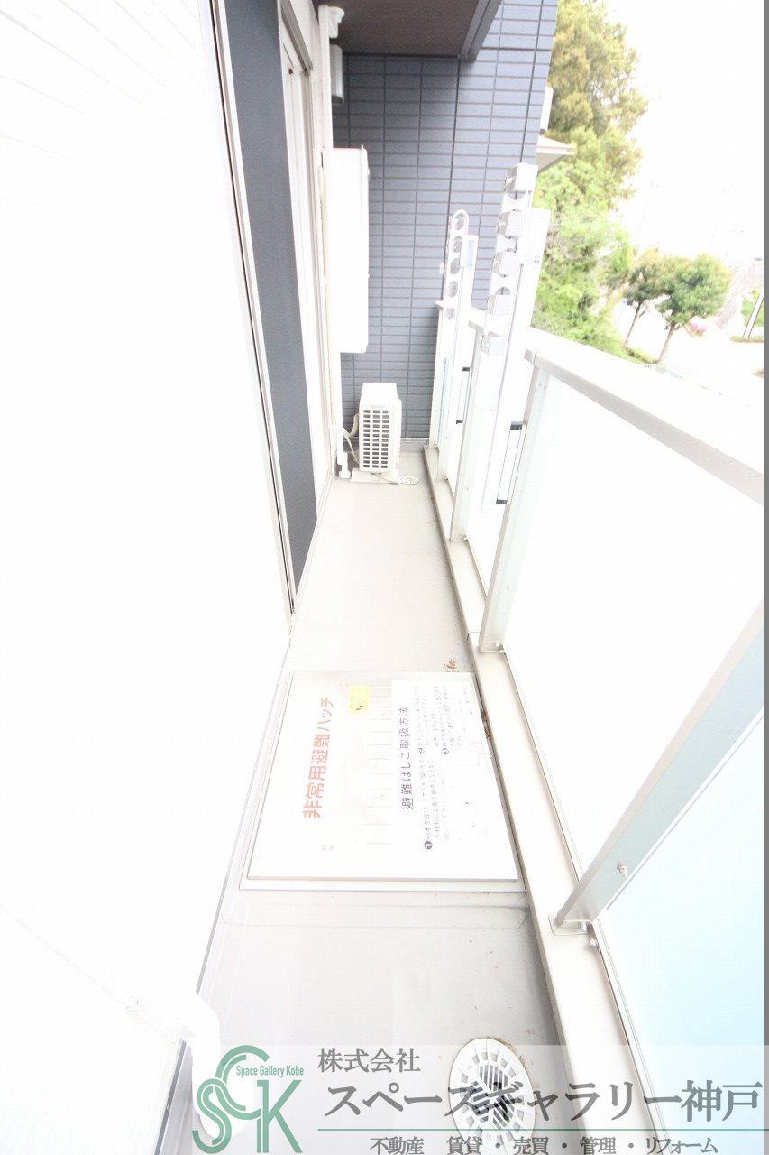 リアン朝霧のバルコニー