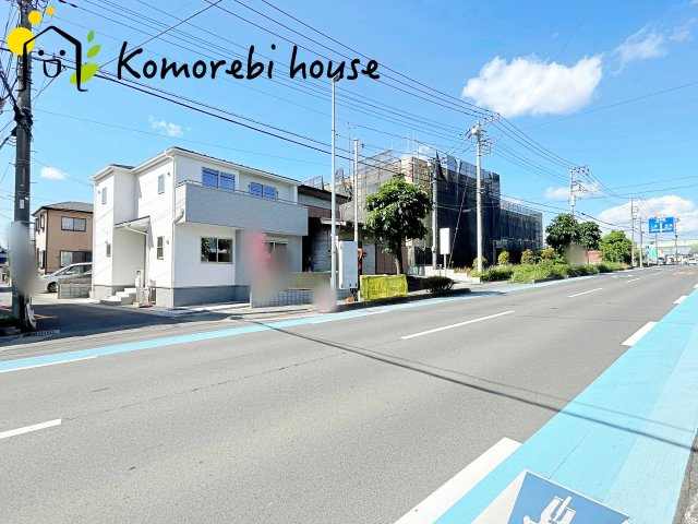 さいたま市西区内野本郷　新築一戸建て　リーブルガーデン　01の前面道路含む現地写真|前面道路含む現地写真です