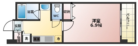 アプリーレ西宮武庫川の間取り