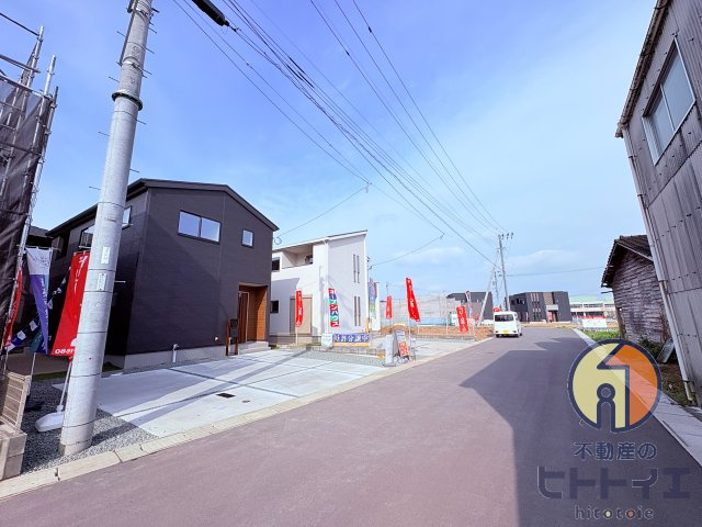 新築建売】筑後市大字長浜の前面道路含む現地写真