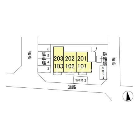 ダイアリーの区画図|高崎、前橋のお部屋探しはエンドスケープまで！お客様の理想お聞かせ下さい♪