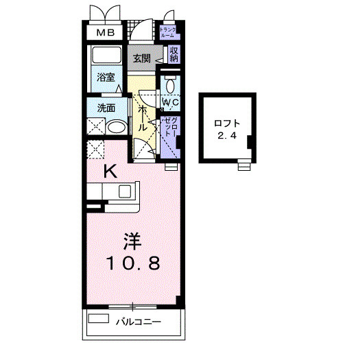 メゾン堂ノ前Aの間取り