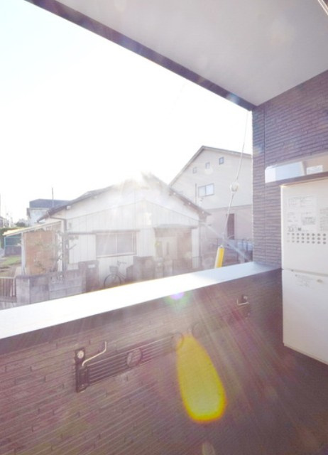 ブリックハウスのバルコニー