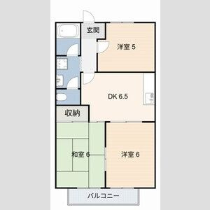 【間取り】 | ハイステップ花田 B棟