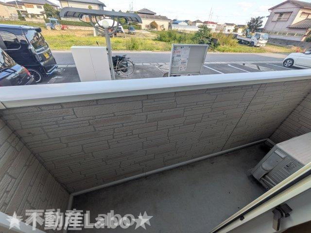 アルフォート藍住のバルコニー