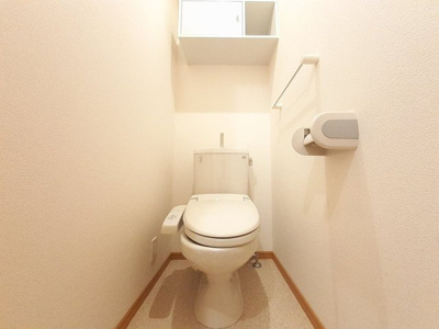 【トイレ】 | アンジュエーグル | ゆったりとした空間のトイレです