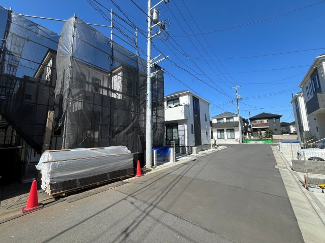 相模原市南区上鶴間本町　新築全12棟の前面道路含む現地写真|3-G