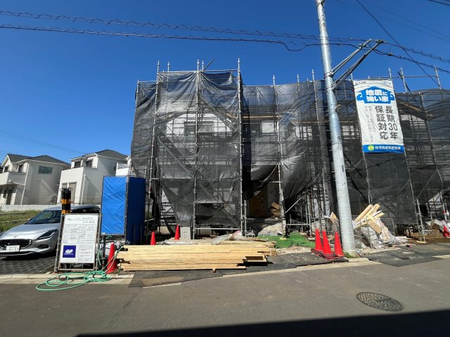 相模原市南区上鶴間本町　新築全12棟の前面道路含む現地写真|3-S
