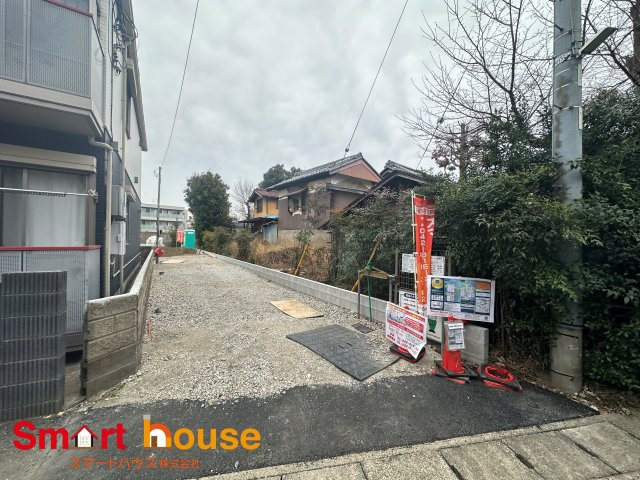 川崎市多摩区菅　新築2棟の前面道路含む現地写真