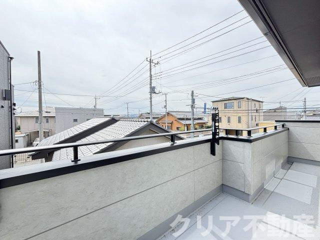 【バルコニー】 | 前橋市六供1丁目新築　大通り沿い角地♪
