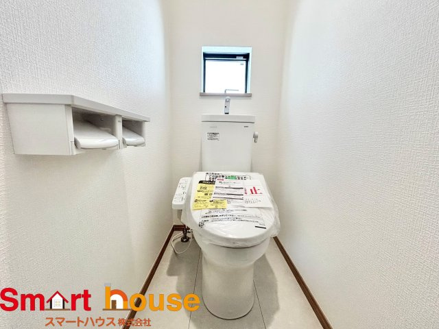 大和市福田　新築全4棟のトイレ