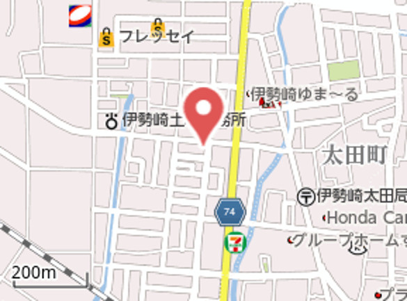 ワイウッドコート伊勢崎市安堀町第4期【建築条件無し売地】の地図
